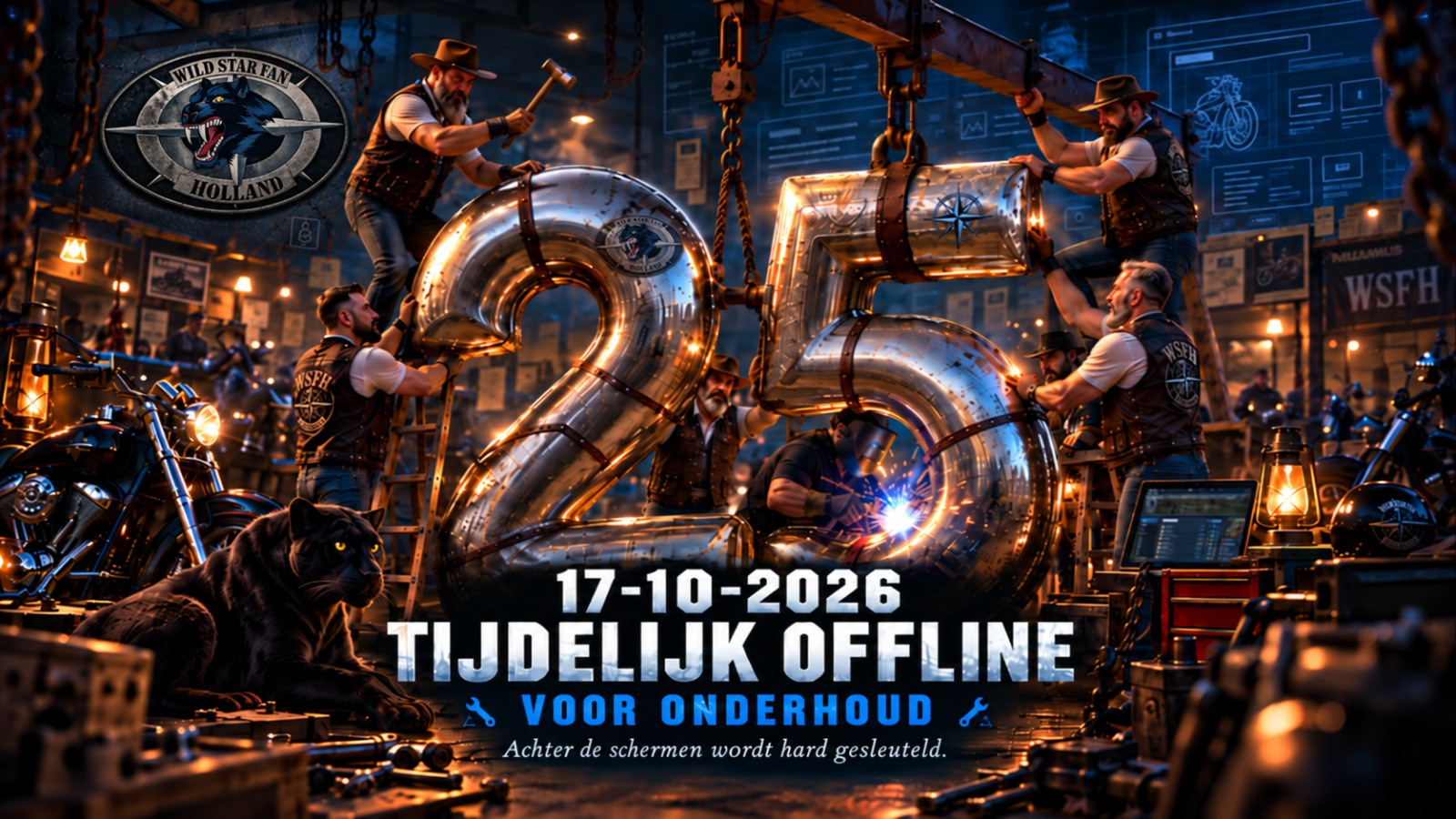 WSFH is tijdelijk offline voor onderhoud
